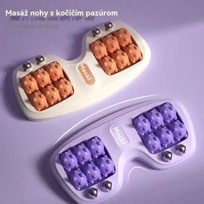 🔥Nový produkt💜Prenosný masážny prístroj na nohy s dvoma valčekmi💜
