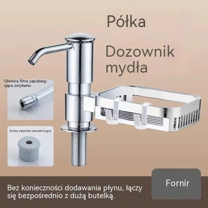 Zestaw przedłużający rurę dozownika mydła do umywalki łazienkowej