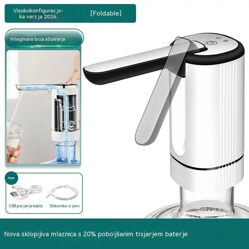 💧⚡Samousisna električna pumpa za vodu, prikladna za flaširanu vodu, s 3 podesiva timera.