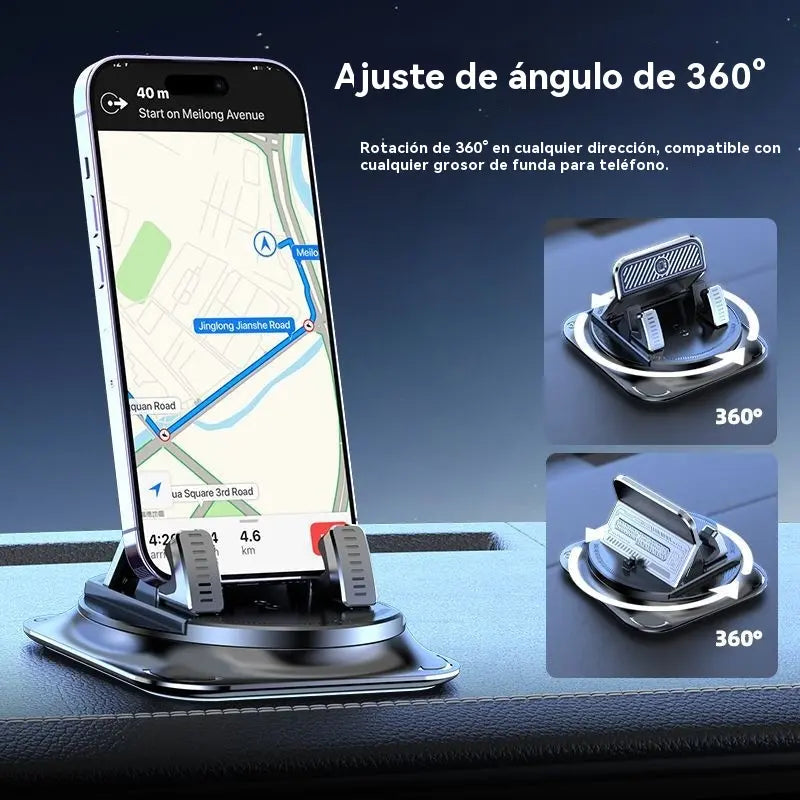 🔥【50% DE DESCUENTO】🚗 Seguro e inteligente: ¡El soporte para teléfono de coche 2 en 1 definitivo! 🚗