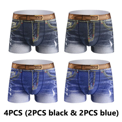 🩳【4 komad】Muške prozračne pamučne bokserice