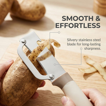 ✅Compra 1 y llévate 1 gratis (2 artículos) 🧅🔪 Pelador de cocina multifuncional: ¡Pela, corta verduras, abre botellas! 🔥