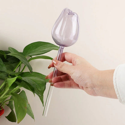 🌷¡Disfruta ahora de un 50% de descuento! ✨Bola de riego automática con forma de tulipán para plantas🎀