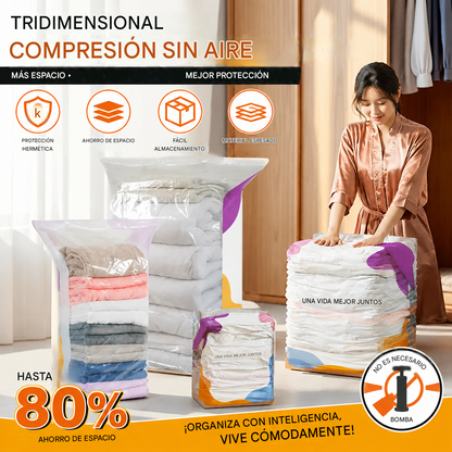 ⏳ Ajutiselt piiratud pakkumine 🔥【4-osaline komplekt】Vaakumkompressioonikotid (pump ei kuulu komplekti), tolmukindlad hoiukotid