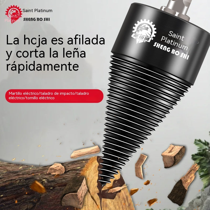 🔩🌲Broca partidora de leña | Divide madera rápida y fácilmente