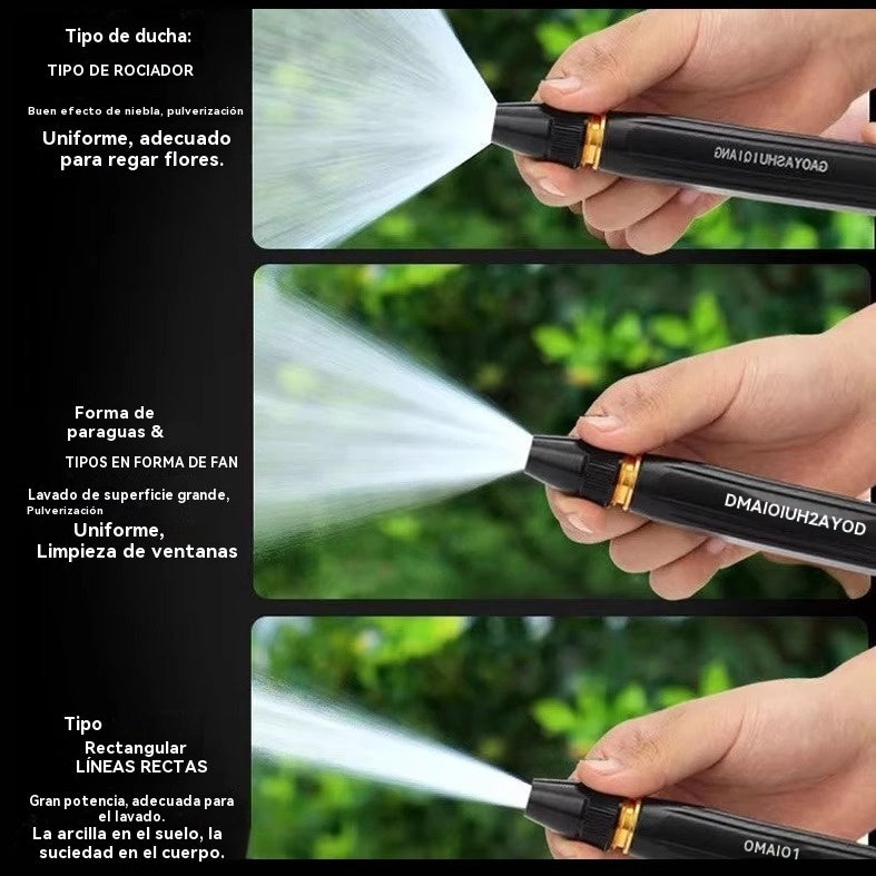 💧🚗🔥🔥Compra 1 y llévate 1 gratis🔥2 piezas 25 euros——Solo 12.5 euros por pieza🔥Nueva boquilla de lavado de autos de alta presión, universal para regar flores, lavar autos y limpiar el suelo