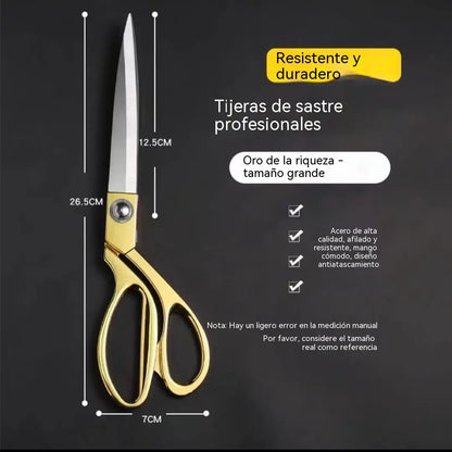 🎁🎁Tijeras de sastre de acero inoxidable: tijeras especializadas para la confección de prendas y manualidades.