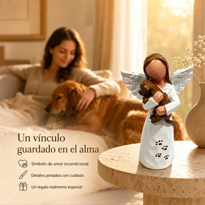 👼 Ángel esculpido y pintado a mano, Ángel de la Amistad