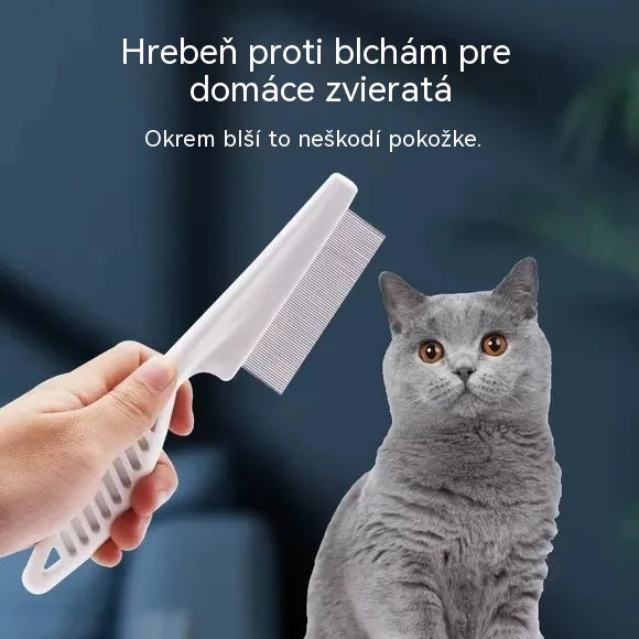 4 položky za 19 eur🐾Kefka na odstraňovanie bĺch a kliešťov z domácich zvierat s hrebeňom s jemnými zubami