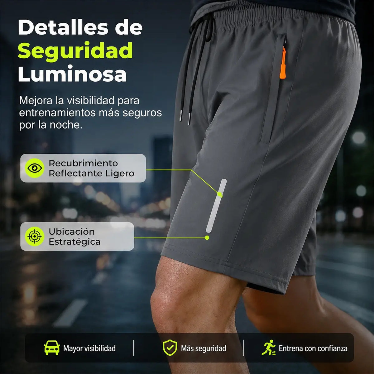 【30%OFF】👖😎【Juego de 3 piezas】【M-8XL】Shorts elásticos de secado rápido para hombre