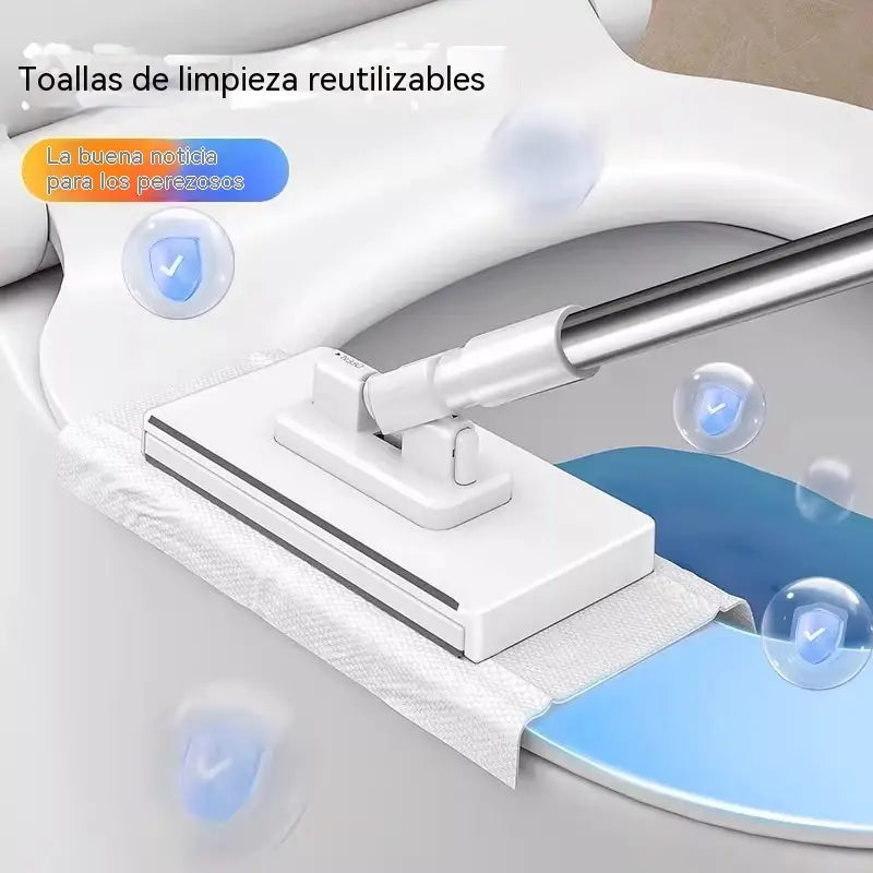💥 ¡Último día! 50 % de descuento 💥 Mopa desechable para polvo; incluye 4 almohadillas reutilizables.