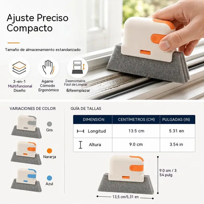 🥳Artículo más vendido de 2026🥳💞 ¡Más de 50.000 unidades vendidas! 🧽🔧 Herramienta para limpiar rieles de ventanas