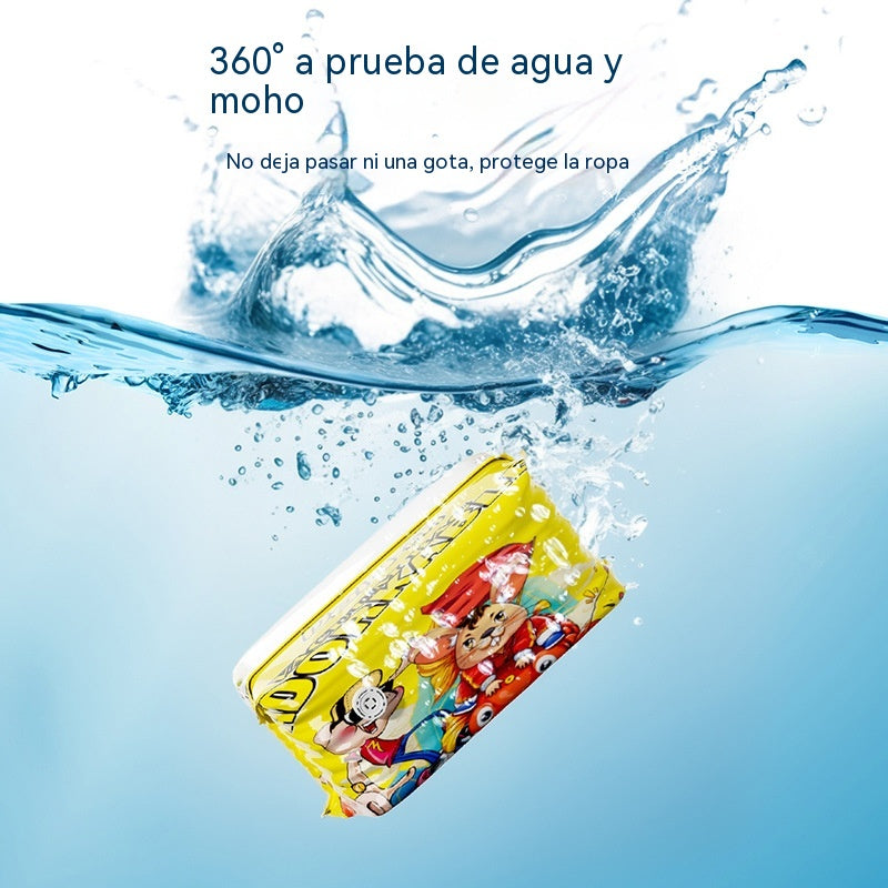 🧳【Juego de 5 piezas】💨 Bolsa de almacenamiento al vacío grande y compresible: no requiere bomba, es a prueba de fugas e ideal para ahorrar espacio en maletas y en casa ✈️