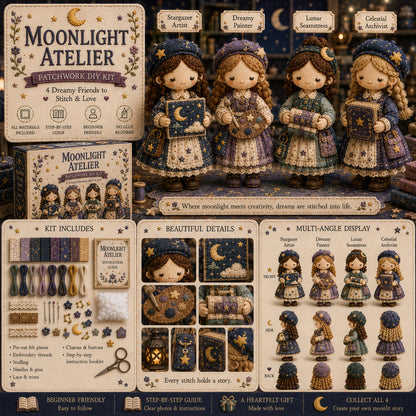 🎁Posledný deň: Využite zľavu 49 %! 🧵 Miniatúrna patchworková sada zo série Miniature World.