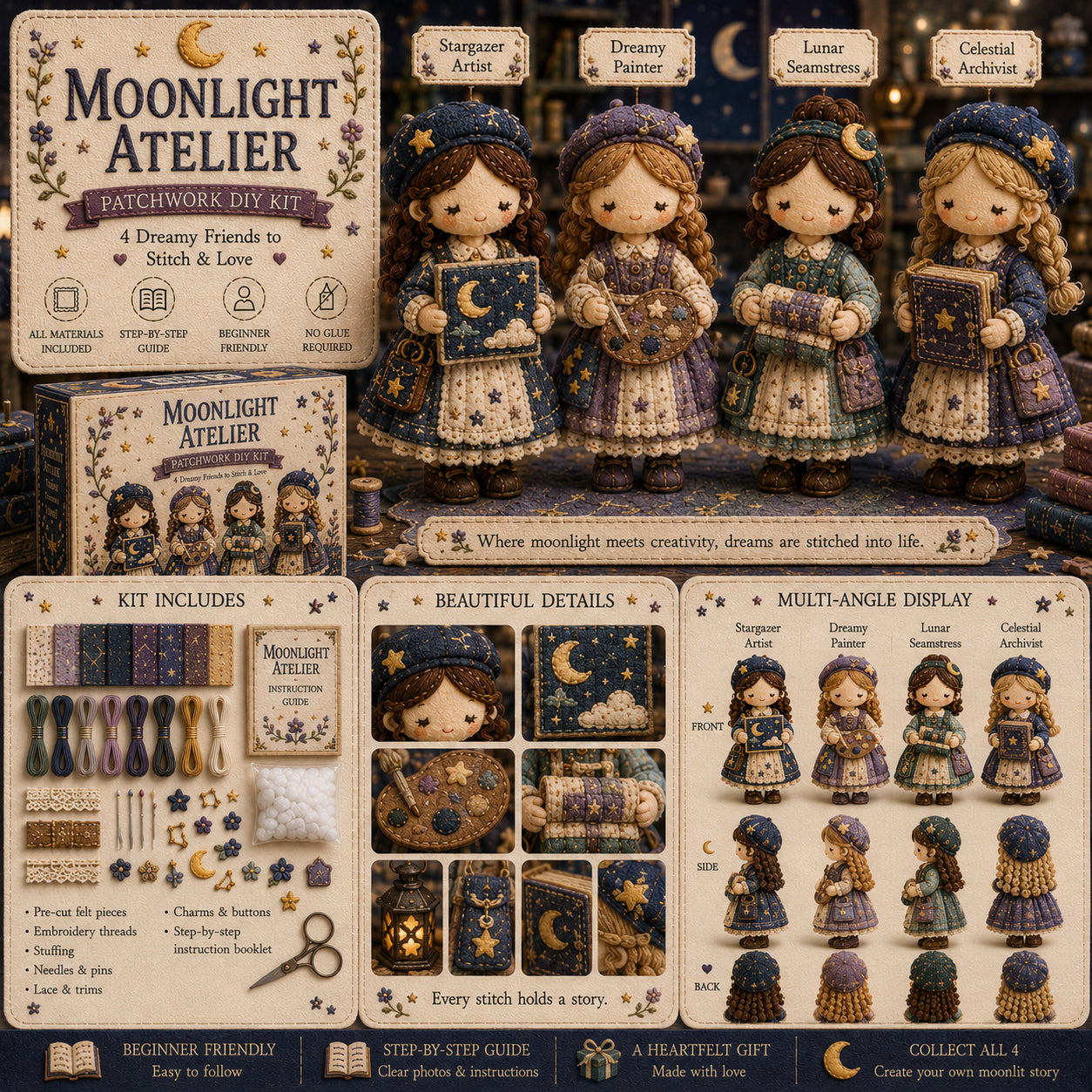 🎁Zadnji dan: Iskoristite popust od 49%! 🧵Minijaturni set patchworka iz serije Miniature World.