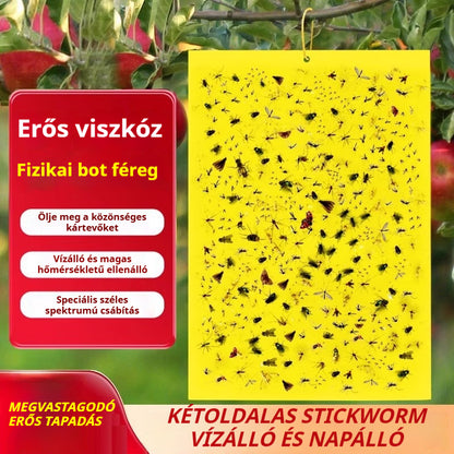 🔥【100 darab】--11500  Ft】【Időszakos ajánlat】💥 Sárga kétoldalas ragacsos rovarcsapda