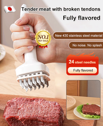 【2 komada 23 Euro】🥩 Omekšivač mesa od igala od nehrđajućeg čelika – omekšava meso bez gnječenja.