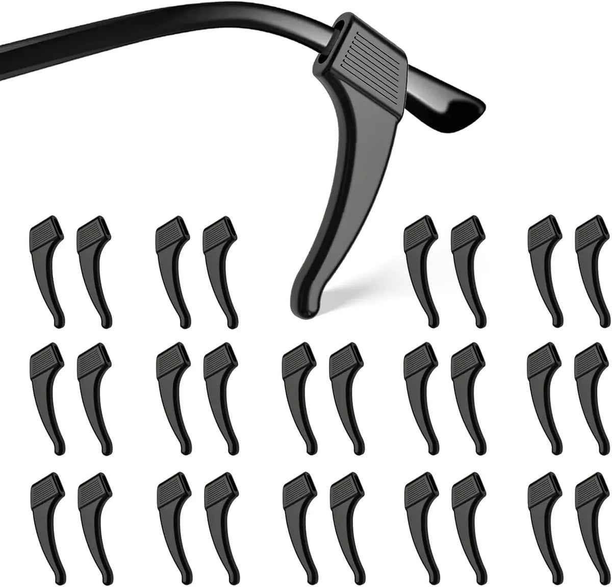 【14 pares por 24 euros】Ganchos antideslizantes para las orejas de las gafas
