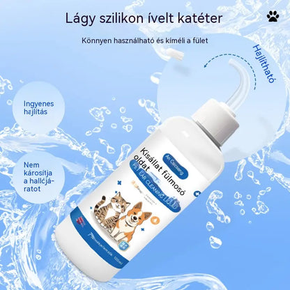 🐶🐱 Fültisztító csepp kutyák és macskák fülviszketésének enyhítésére.