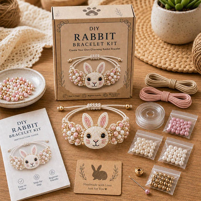 📿🐶 Un completo kit para hacer bisutería: paso a paso, cuentas de vidrio de alta calidad, ¡lleno de diversión creativa!