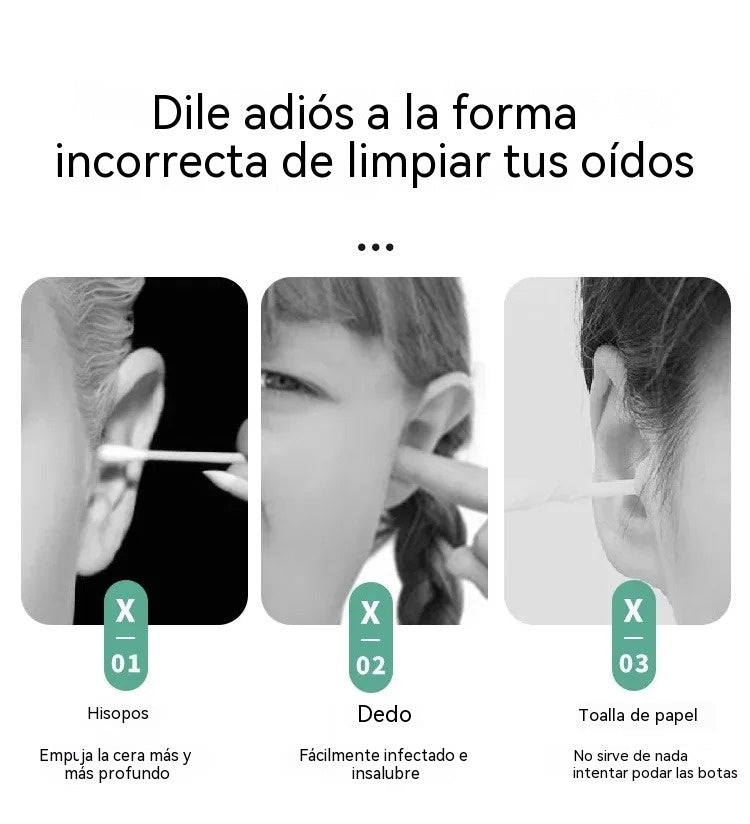 Compra dos y llévate dos gratis, 4 artículos por valor de 25 euros.😆😆Juego portátil de 6 limpiadores de oídos en espiral