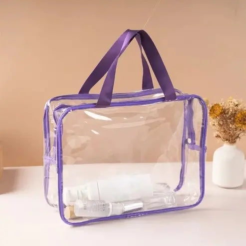Compra 1 y llévate 1 gratis. Bolsa de almacenamiento de PVC transparente.