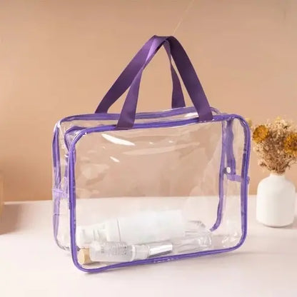 Compra 1 y llévate 1 gratis. Bolsa de almacenamiento de PVC transparente.