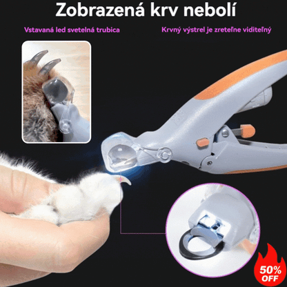 🎁✨🐶🐱LED osvetlenie - klieštiky na pazúry pre mačky a psov