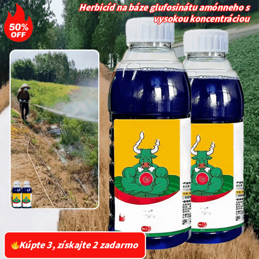 🔥【【Kúpte 1 a získajte 2 zadarmo】 3 fľaše za 21eur 🔥🌿🌿herbicíd na báze glufosinátu amónneho s vysokou koncentráciou