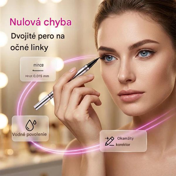 🔥Kúp 1 a získaj 1 zadarmo! ✨Obojstranná očná linka, dlhotrvajúca, rýchlo schne a nerozmazáva sa.