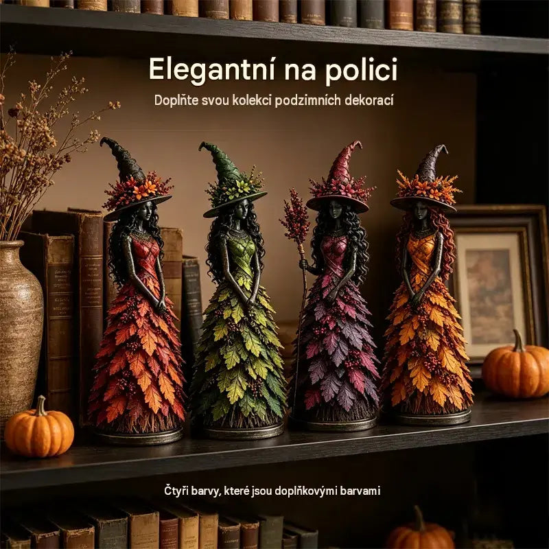 🧙‍♀️ Figurka okouzlující podzimní čarodějnice