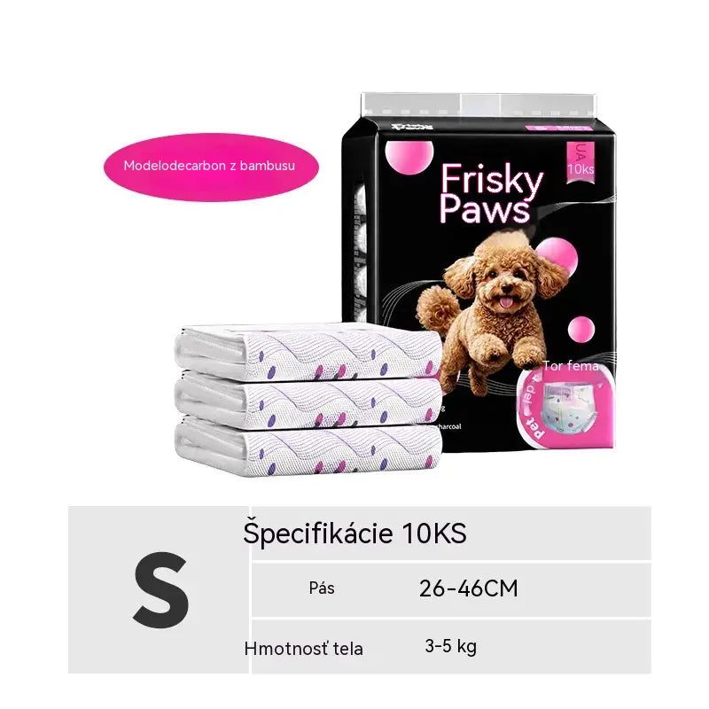 🐶 1 balenie po 10 kusov💧 Jednorazové plienky pre domáce zvieratá: super savé, priedušné a pohodlné, udržia vášho psa alebo mačku v suchu a šťastí 🐱✨