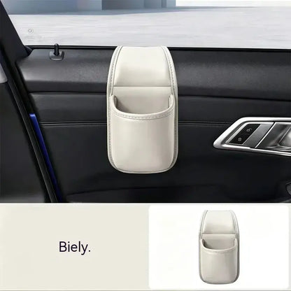 2 kusy za 24 €🚗 Viac priestoru a poriadok v aute! Kožený držiak na dvere auta / na pohár a telefón (jednoduchá montáž na okno / ponuka 1+1 ZADARMO – dostanete 2 kusy)! ✨