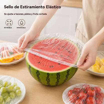 ⏳Oferta especial de último día: 200 tapas elásticas desechables para platos🔥