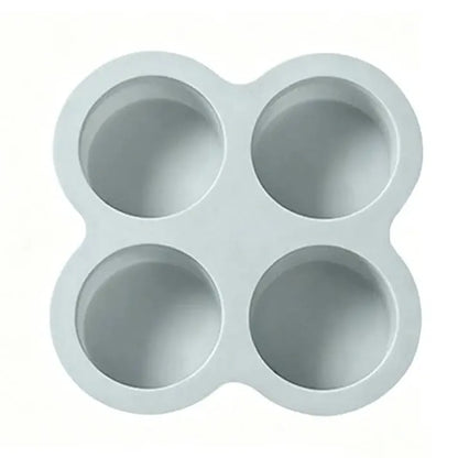 📢📢 2 piezas 24€ ⏰Molde de silicona cilíndrico y redondo de 4 cavidades (4 pulgadas) para repostería creativa: ideal para tartas arcoíris y pizzas.