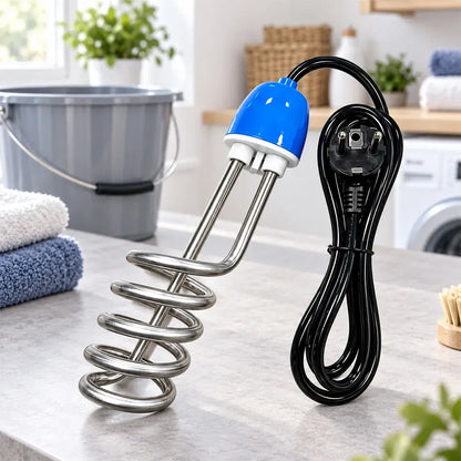 Calentador de agua por inmersión de 1500 W y 220 V para camping y cubos de agua