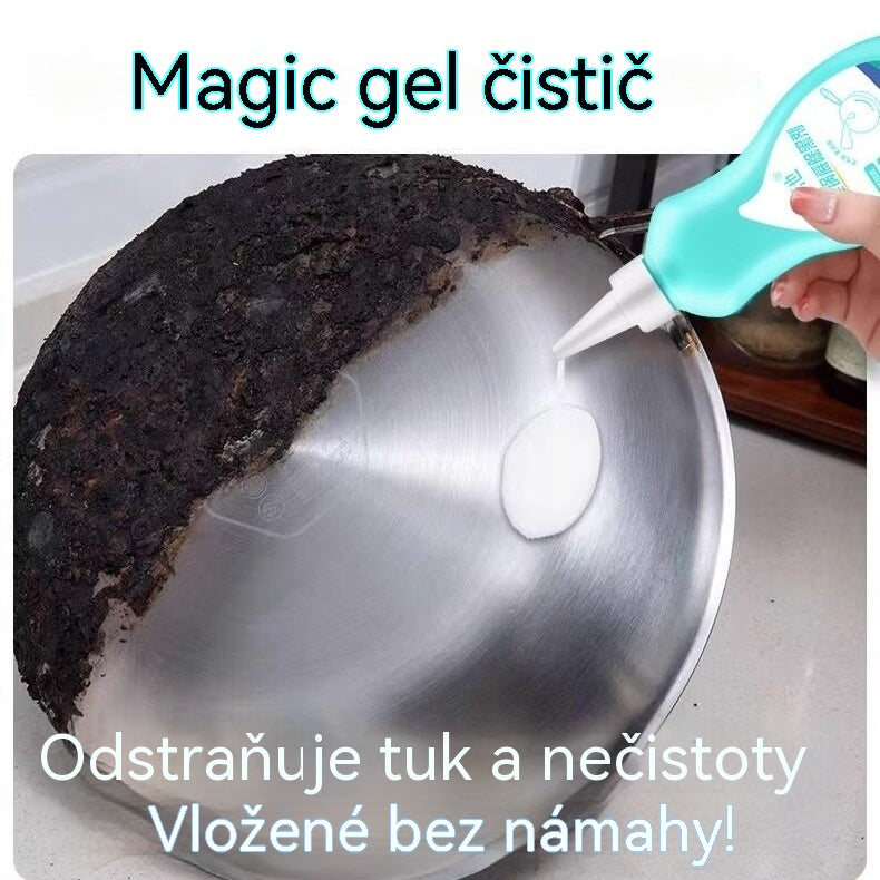 ✨【Kúpte jeden, druhý dostanete zadarmo】Zázračný gélový čistiaci prostriedok✨💥Ľahko odstraňuje mastnotu a odolné škvrny!