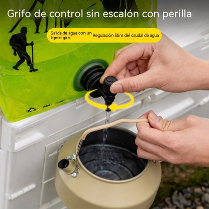 3 artículos por 27€【8L】--Bolsa de hidratación externa portátil de gran capacidad. Bolsa para almacenar agua y bebidas para acampar que cabe en el coche.