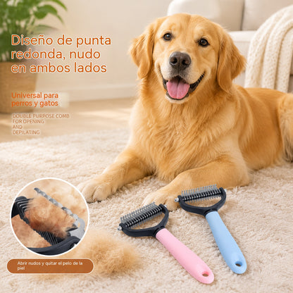 Compra 1 y llévate 1 gratis:🐶 Peine de 2 piezas para perros - Peines desenredantes
