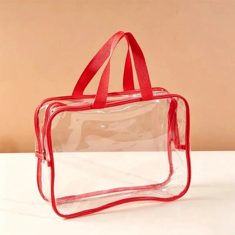 Compra 1 y llévate 1 gratis. Bolsa de almacenamiento de PVC transparente.