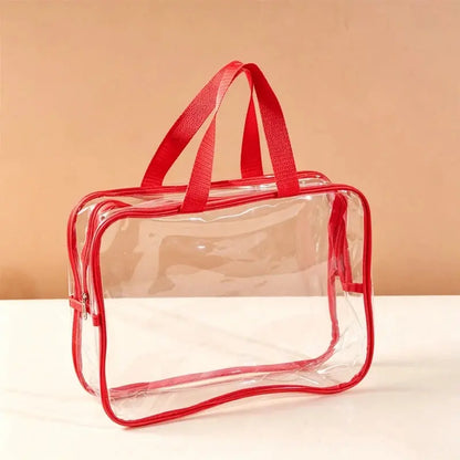 Compra 1 y llévate 1 gratis. Bolsa de almacenamiento de PVC transparente.