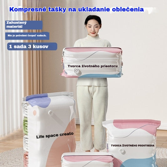 👕📦【5 kusov 24€】Kompresné vrecká na uloženie oblečenia, nevyžadujú vákuum, zosilnená konštrukcia.