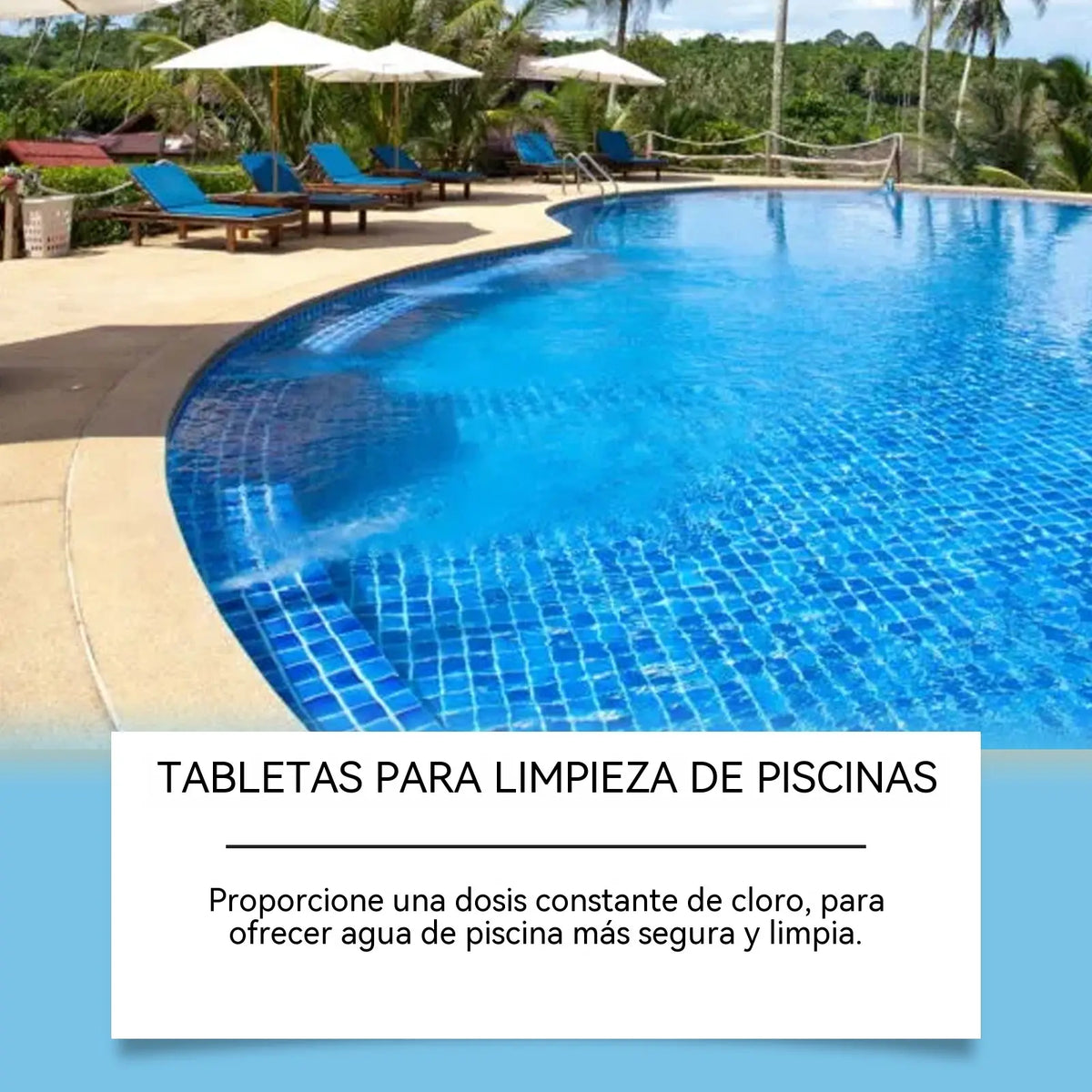 🔥【Compre 1 y obtenga 1 gratis】🏊‍♀️💧Tabletas de limpieza para piscinas para un agua clara y cristalina.