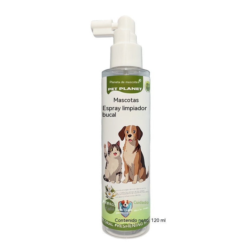🐶【2 položky za 24 eur】🐱Sprej na ústnu hygienu pre domáce zvieratá dokáže osviežiť dych a odstrániť žltnutie a zubný kameň zo zubov.