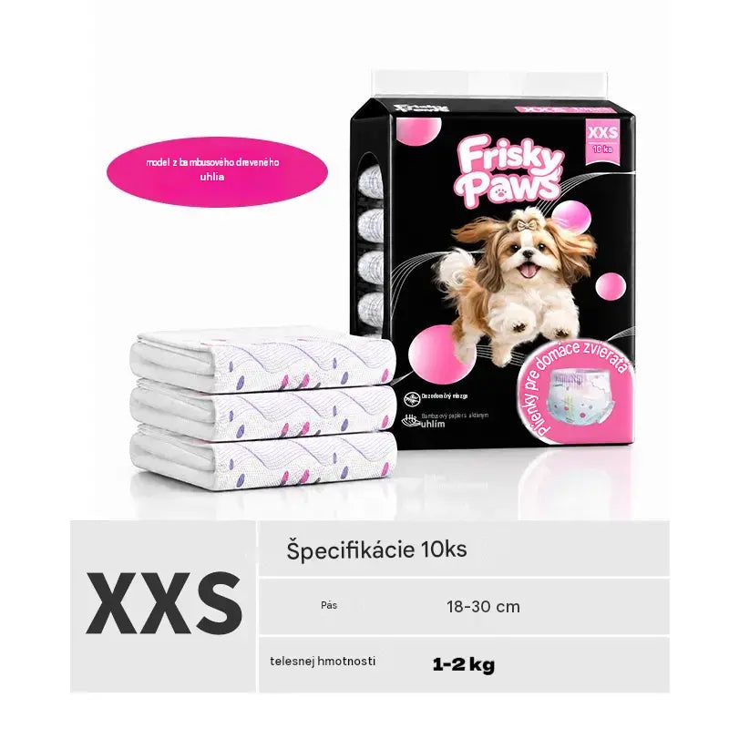 🐶 1 balenie po 10 kusov💧 Jednorazové plienky pre domáce zvieratá: super savé, priedušné a pohodlné, udržia vášho psa alebo mačku v suchu a šťastí 🐱✨