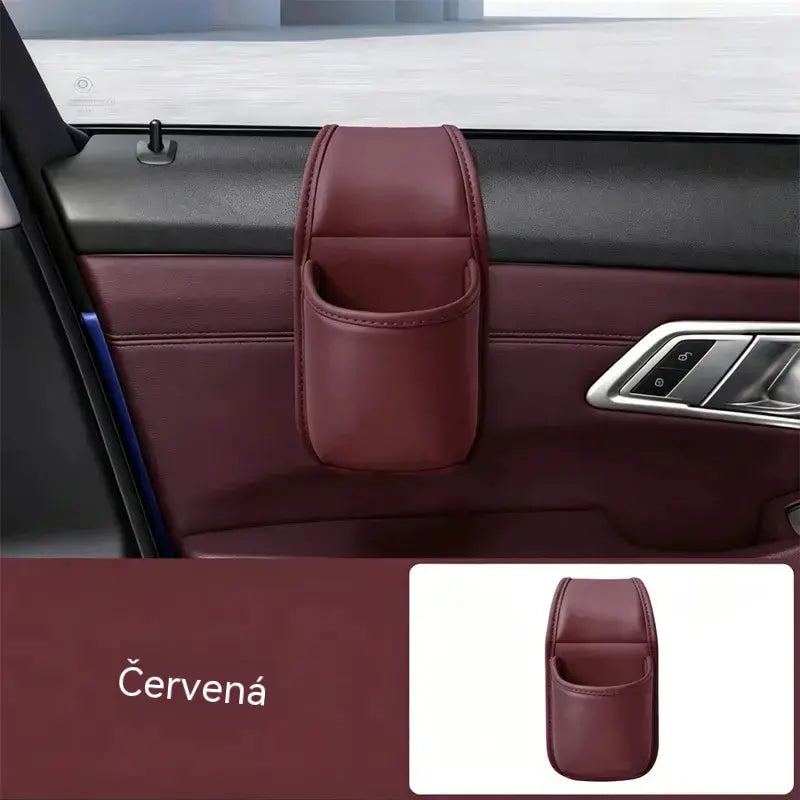 2 kusy za 24 €🚗 Viac priestoru a poriadok v aute! Kožený držiak na dvere auta / na pohár a telefón (jednoduchá montáž na okno / ponuka 1+1 ZADARMO – dostanete 2 kusy)! ✨