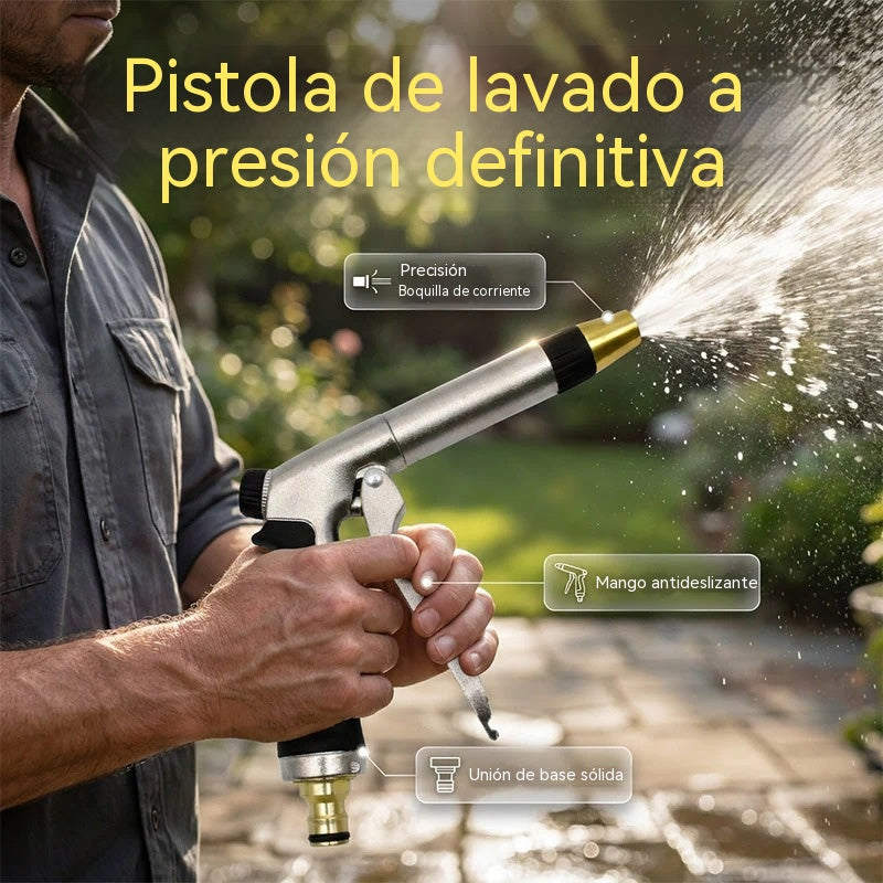 🥳 ¡50% de descuento! 🏠 Pistola de agua a alta presión para lavado de autos