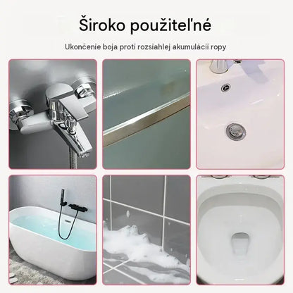 🚿✨ ZĽAVA 50 %! Viacúčelový čistiaci sprej do kúpeľne – Rýchlo rozpúšťa soli a mydlové usadeniny. 🧼💨