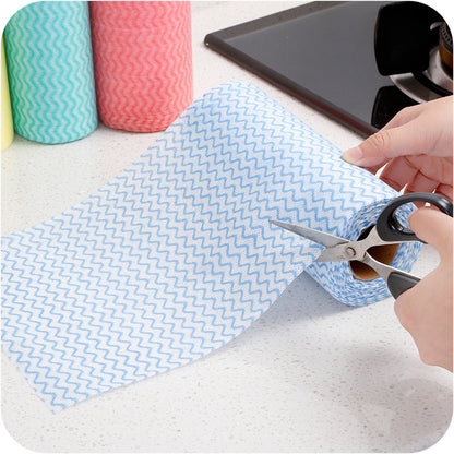 4 artículos 28€【Cuatro rollos pueden durar más de un año.】Rollo de paños de limpieza multiusos reutilizables