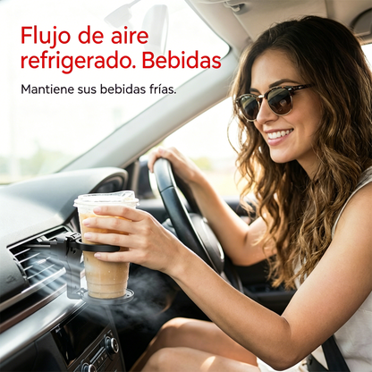 【¡Compra 2 artículos y llévate 2 gratis】✨ Portavasos plegable para la rejilla de ventilación del coche